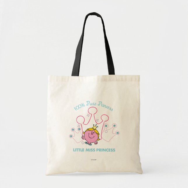 100% Pure Princess - Little Miss Princess Tote Bag (Front)