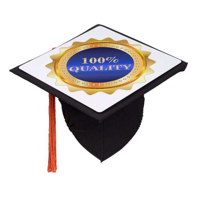 100% Quality Graduation Cap Topper (Angled)