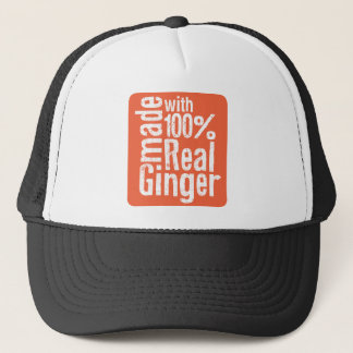 100% Real Ginger Trucker Hat