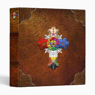 [100] Rosy Cross (Rose Croix) 3 Ring Binder