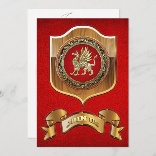 [100] Sacred Gold Griffin (Front/Back)