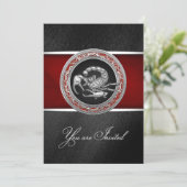 [100] Sacred Silver Scorpion on Black (Standing Front)