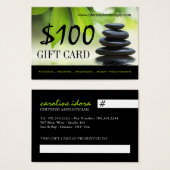 100 - Salon Gift Card (Front & Back)