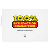 100% Satisfaction Guaranteed (Back Horizontal)