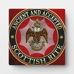 [100] Scottish Rite Double-headed Eagle Plaque