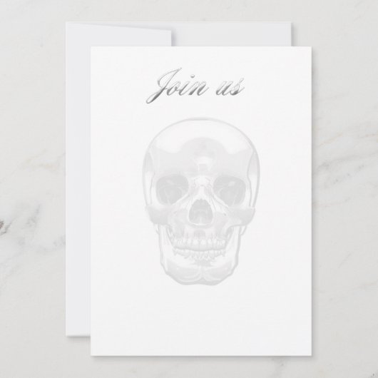 [100] Silver Human Skull (Back)