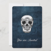 [100] Silver Human Skull (Front)