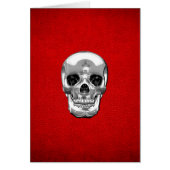 [100] Silver Human Skull (Front)