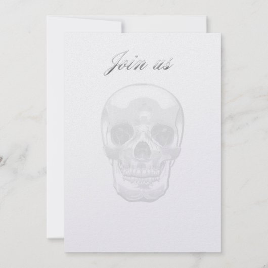 [100] Silver Human Skull (Back)