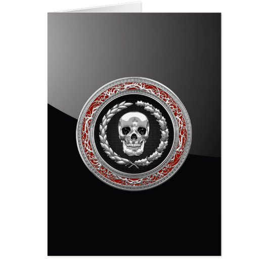 [100] Silver Skull Cards (Front)