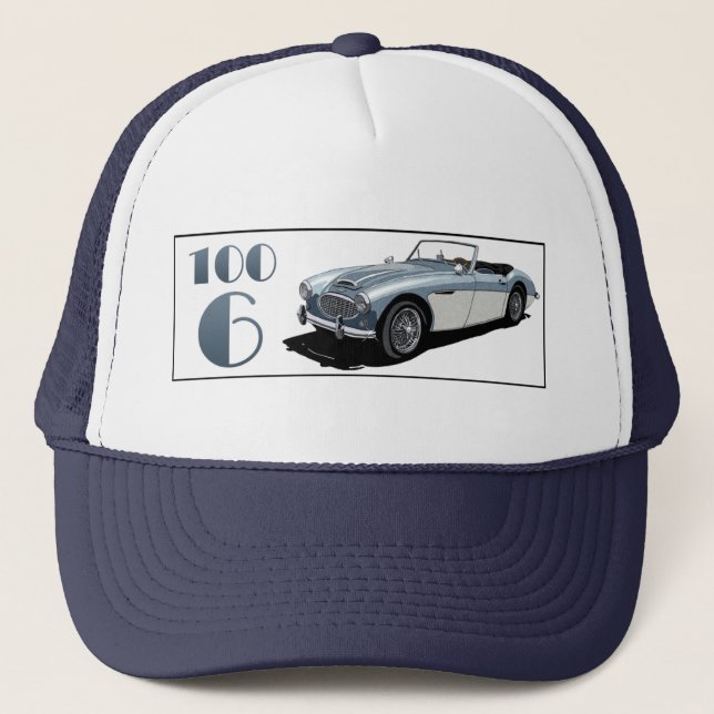 100-SIX TRUCKER HAT (Front)