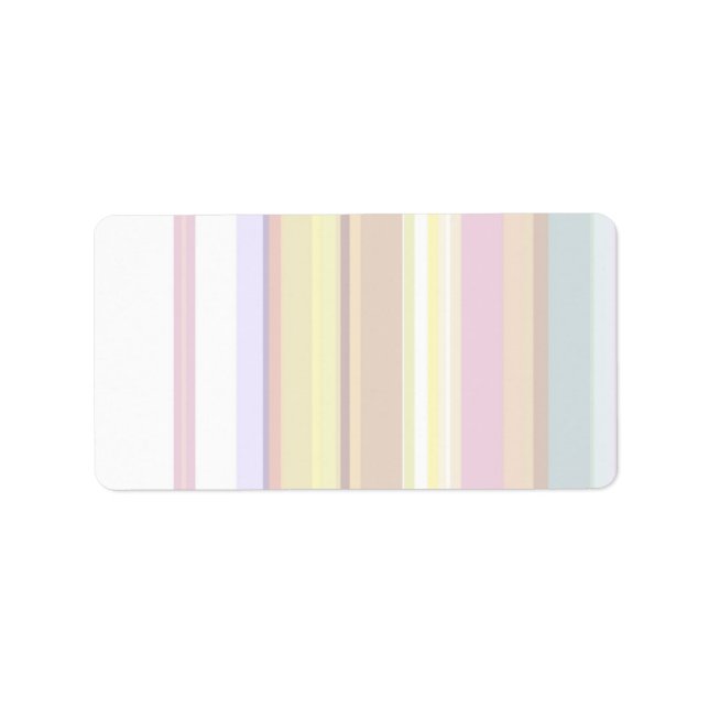 100 Slim : Artistic Soft Colors Patterns Label (Front)