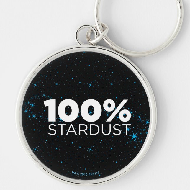 100% Stardust Keychain (Front)