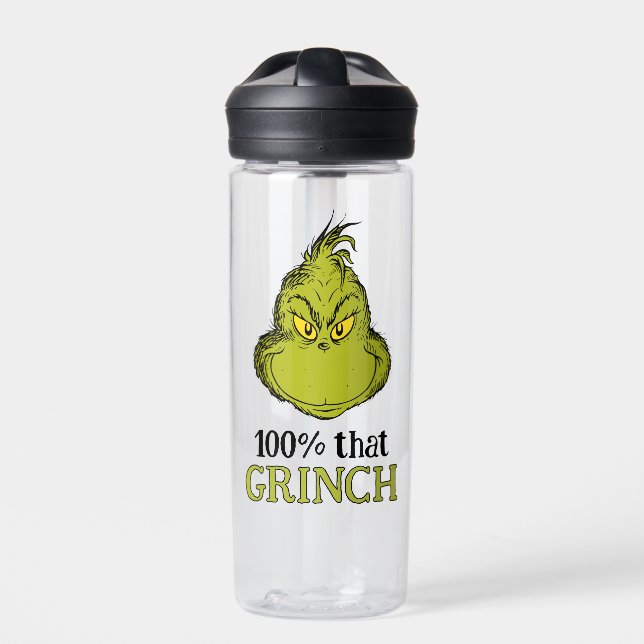 100% that Grinch Water Bottle (Front)