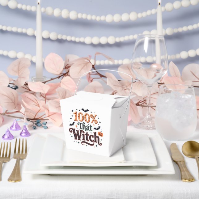 100% That Witch Favor Boxes (Wedding)