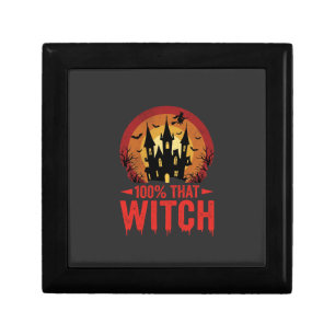 100% That Witch Halloween Castle Gift Box