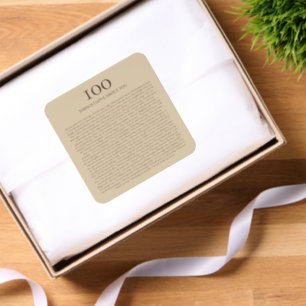 100 Things I Love About You Customizable Seal