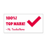 [ Thumbnail: "100%! Top Mark!" Assignment Marking Rubber Stamp ]