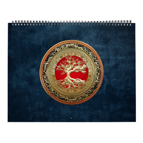 100 Treasure Trove Celtic Tree of Life Gold Calendar
