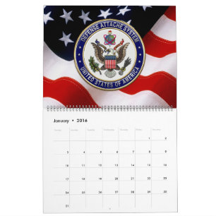 [100] U.S. Defense Attaché System (DAS) Emblem [3D Calendar