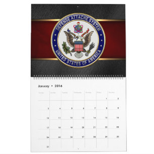 [100] U.S. Defense Attaché System (DAS) Emblem [3D Calendar