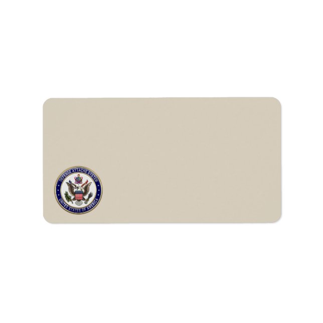 [100] U.S. Defense Attaché System (DAS) Emblem [3D Label (Front)