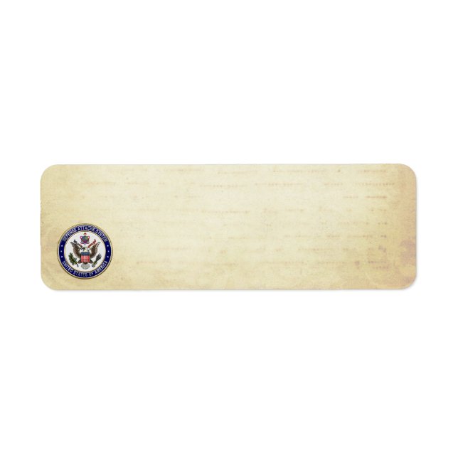 [100] U.S. Defense Attaché System (DAS) Emblem [3D Label (Front)