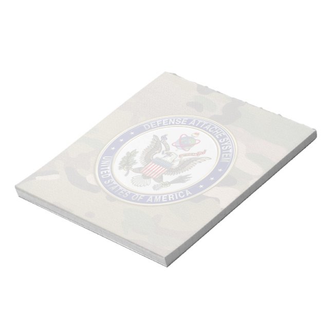 [100] U.S. Defense Attaché System (DAS) Emblem [3D Notepad (Rotated)
