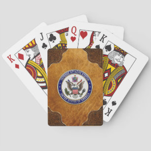 [100] U.S. Defense Attaché System (DAS) Emblem [3D Poker Cards