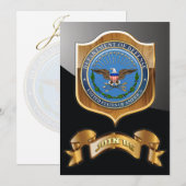 [100] U.S. Department of Defense (DOD) Emblem [3D] (Front/Back)