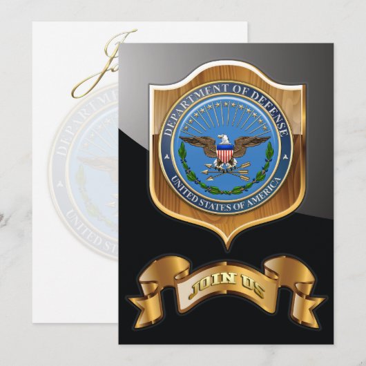 [100] U.S. Department of Defense (DOD) Emblem [3D] (Front/Back)