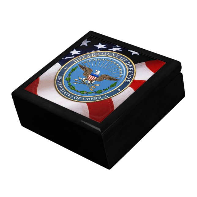 [100] U.S. Department of Defense (DOD) Emblem [3D] Gift Box (Side)
