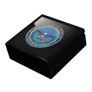 [100] U.S. Department of Defense (DOD) Emblem [3D] Jewelry Box