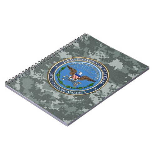 100 US Department of Defense DOD Emblem 3D Notebook