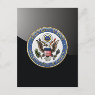 [100] U.S. Department of State (DoS) Emblem [3D] Postcard