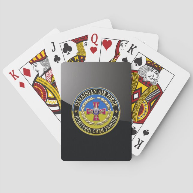 [100] Ukrainian Air Force [Special Edition] Poker Cards (Back)