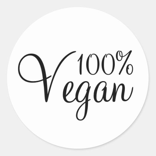 100 Vegan Sticker