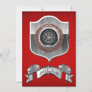 [100] Vegvisir - Viking Silver Magic Runic Compass