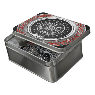[100] Vegvisir - Viking Silver Magic Runic Compass Jigsaw Puzzle