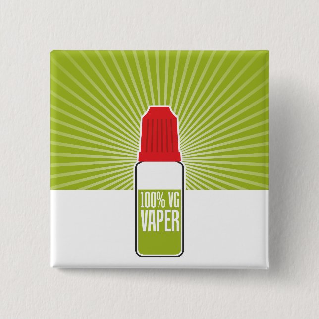 100% VG PINBACK BUTTON (Front)