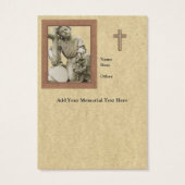 100 x Memorial Prayer Cards Lord Is My Shepherd (Back)