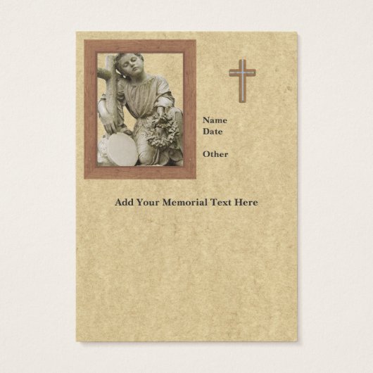 100 x Memorial Prayer Cards Lord Is My Shepherd (Back)