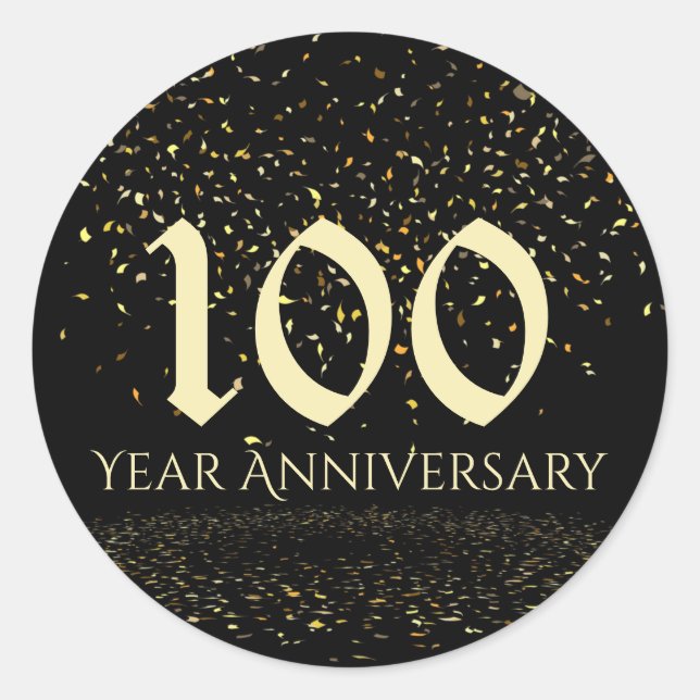 100 Year Anniversary Envelope Seal (Front)