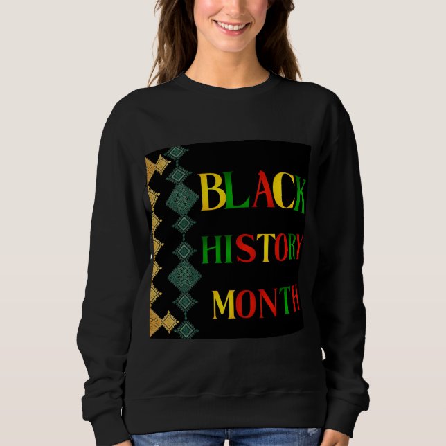 100 year celebration black history month 2026 sweatshirt (Front)