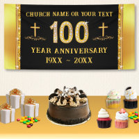 100 Year Church Anniversary Themes, Black and Gold