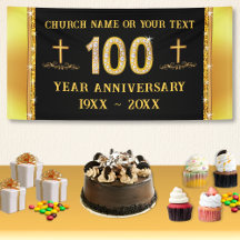 100 Year Church Anniversary Themes, Black and Gold