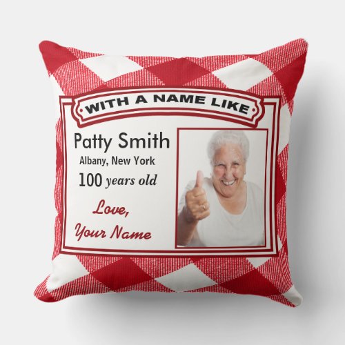 100 Year Old Pillow _ All Customizable