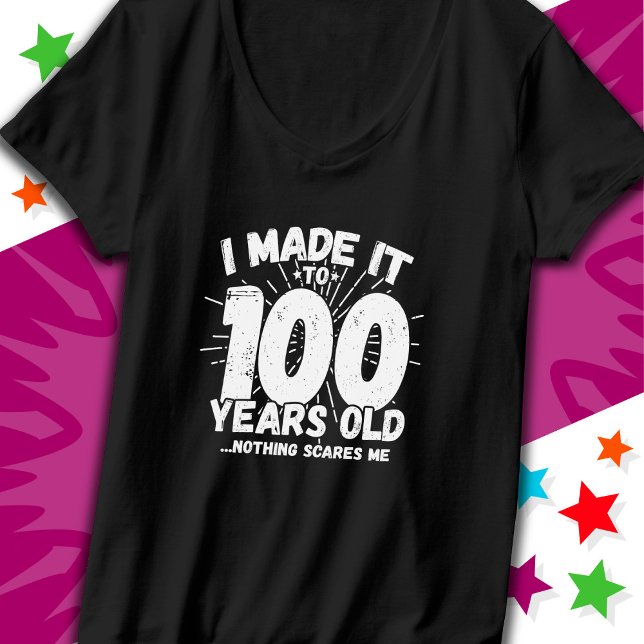 100 Year Old Sarcastic Meme Funny 100th Birthday T-Shirt (Creator Uploaded)