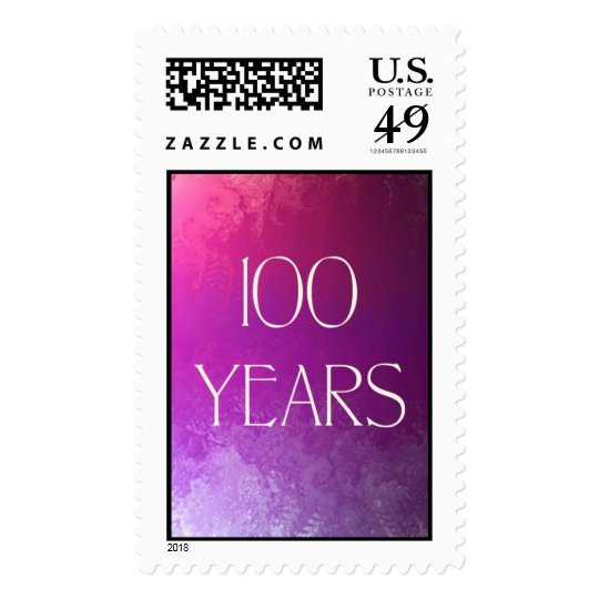 size stamp envelope large Celebration Zazzle   Years 100 Stamp