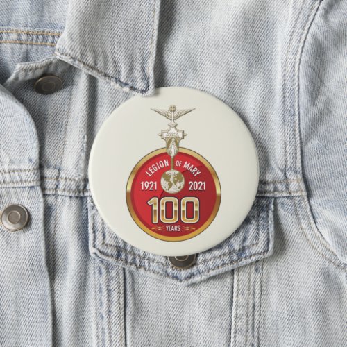 100 years Legion of Mary Legion of Mary Button